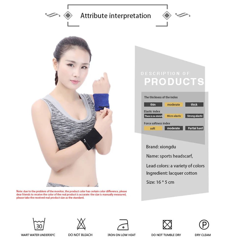 

Arm Guard Wrist Anti-Skid Breathable Elastic Sweat Wrist Support Sports Bracelet Hiking Basketball Badminton Bracelet Fitness