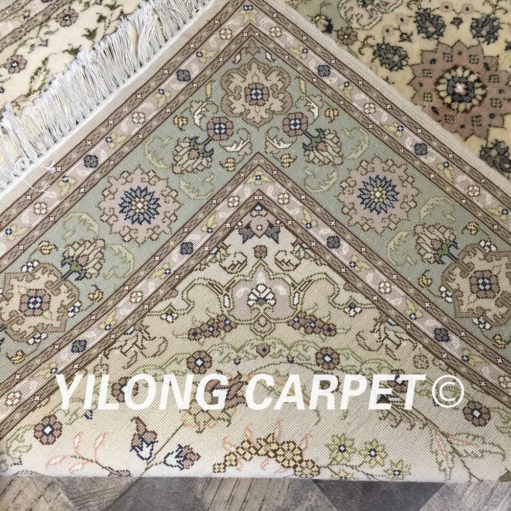 Yilong 4 'x 6' Традиционный китайский ручной работы Прочный шерстяной шелковый