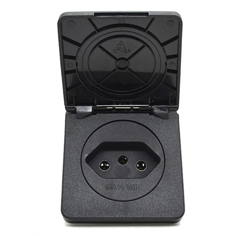 

Бразильский стандарт 20A 250В Швейцария мощная Поверхностная монтируемая розетка наружная Водонепроницаемая Пылезащитная промышленная розе...