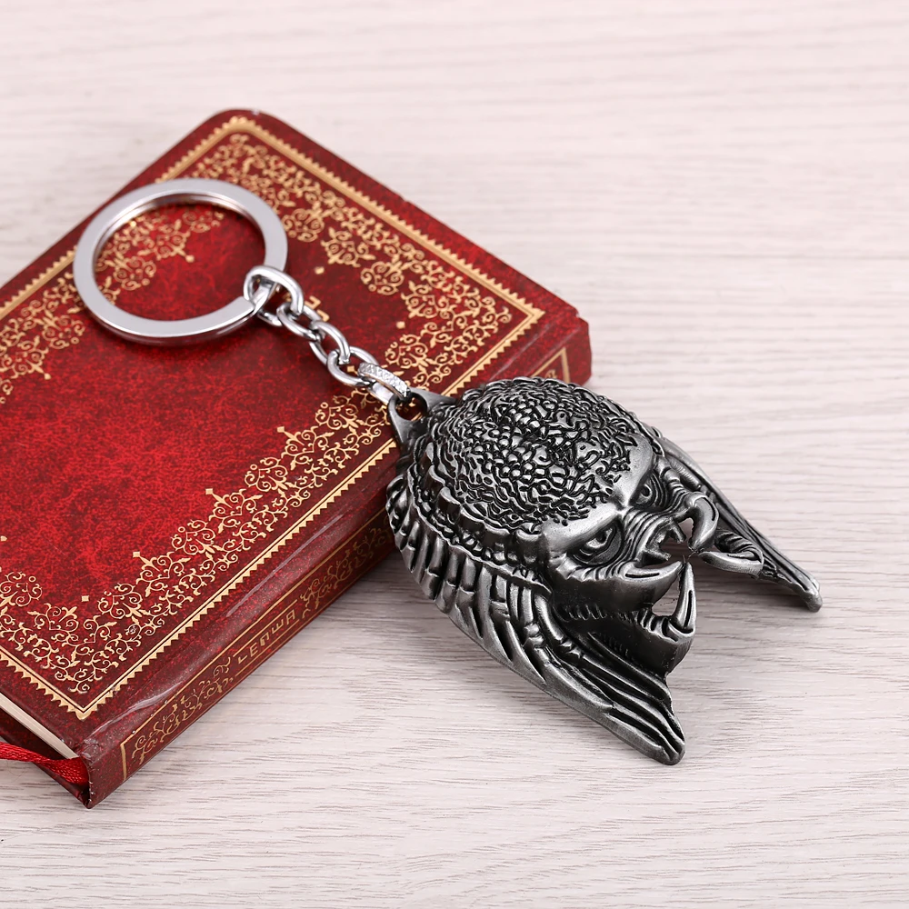 J магазин горячей чужой маска хищника металлический брелок для фанов Для мужчин