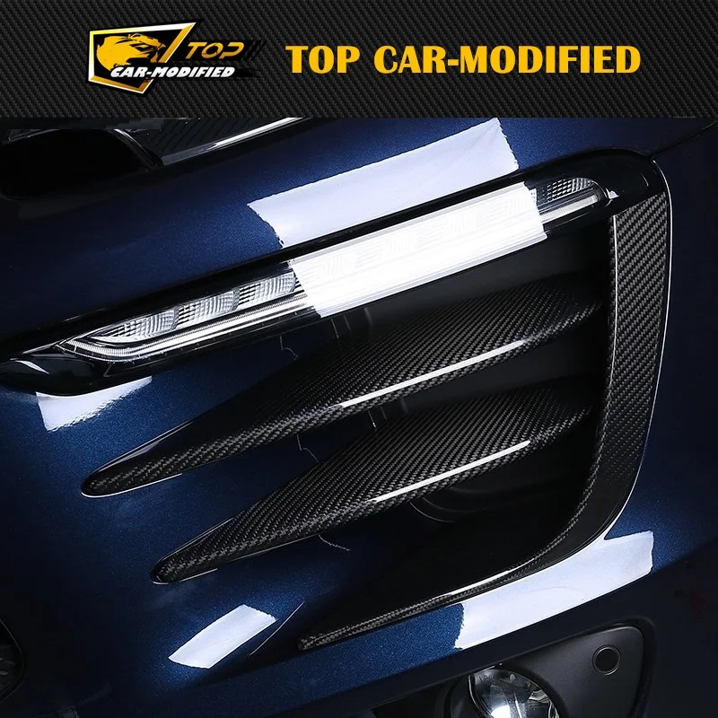 

Top car-modified Carbon fiber fog lamp mask trim for Porsche macan