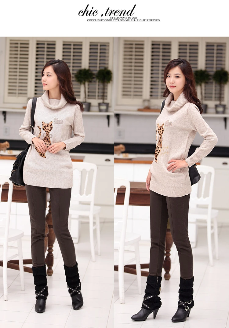 Зимние Бархатные утолщенные Леггинсы женские плюс размер узкие брюки теплые