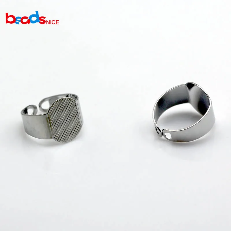 

Регулируемое латунное кольцо Beadsnice ID2558, кольцо без никеля, для самостоятельного изготовления ювелирных изделий