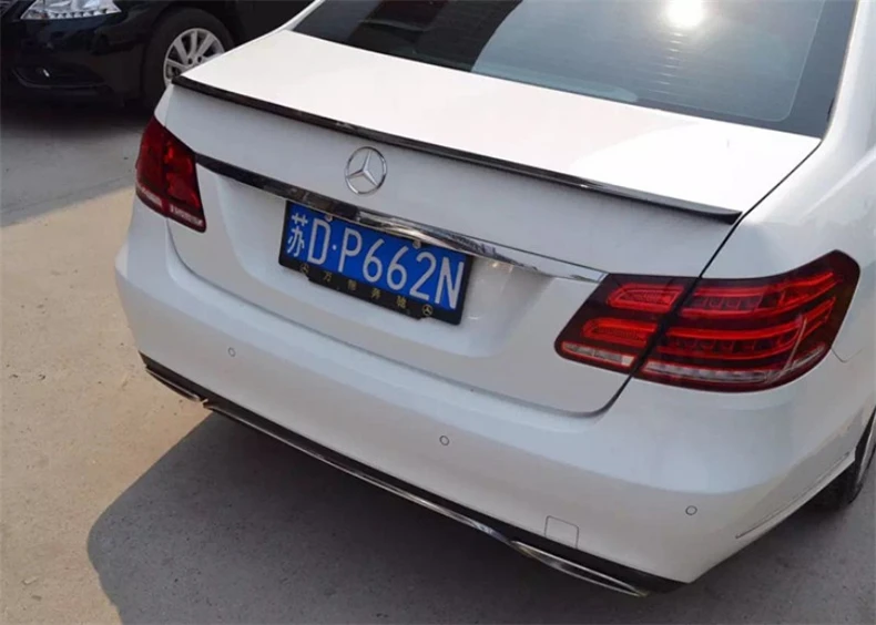Спойлер из углеродного волокна для Mercedes Benz E Class W212 E180 E200 E220 E260 E300 E350 E63AMG 2009 2015