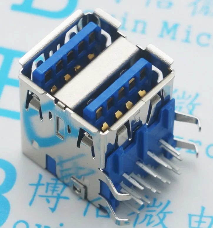 

10 шт двойной Usb 3,0 Высокоскоростная передача 9Pin Usb Famale разъем