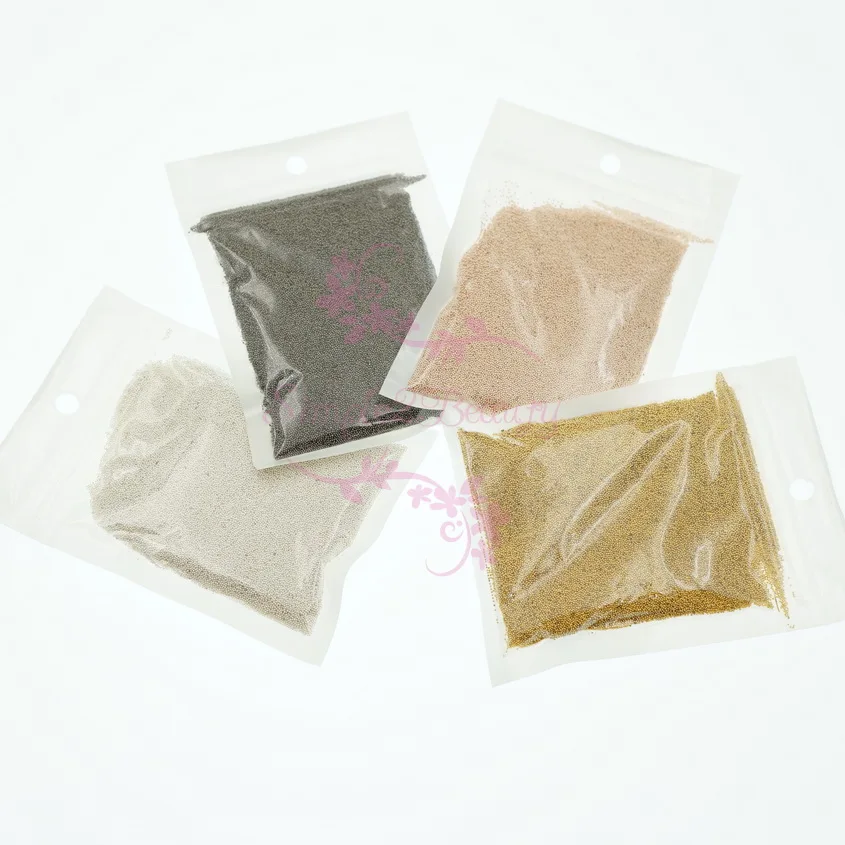 100 грамм 0 4 мм металлический Сталь крошечные микро шар бусы салон акриловый