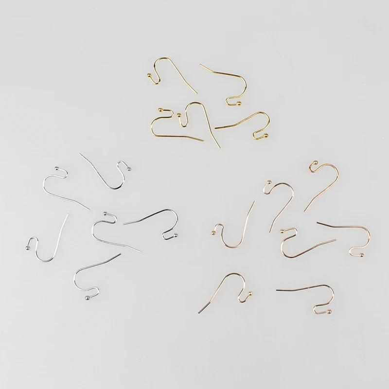 Бесплатная доставка новинка 2017 золотые крючки для сережек с катушкой фурнитура