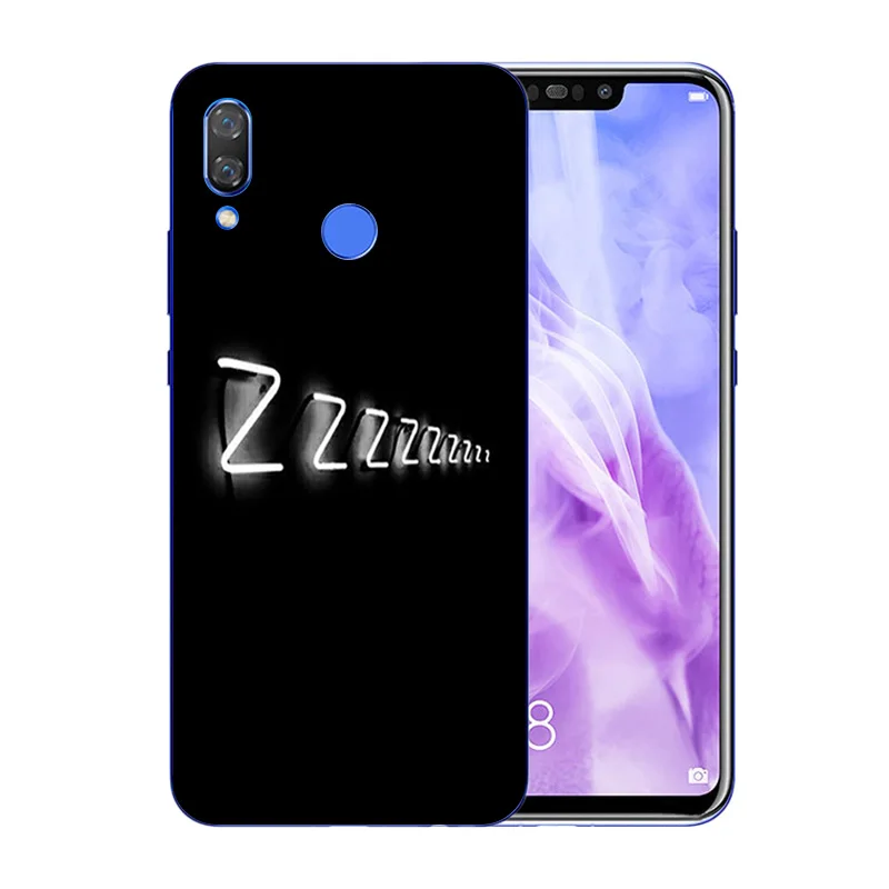 6.3&quot Cases for Huawei nova 3 Fundas Transparent Gel Hook Pattern Back Cover Protection Phone Shell Coque |
