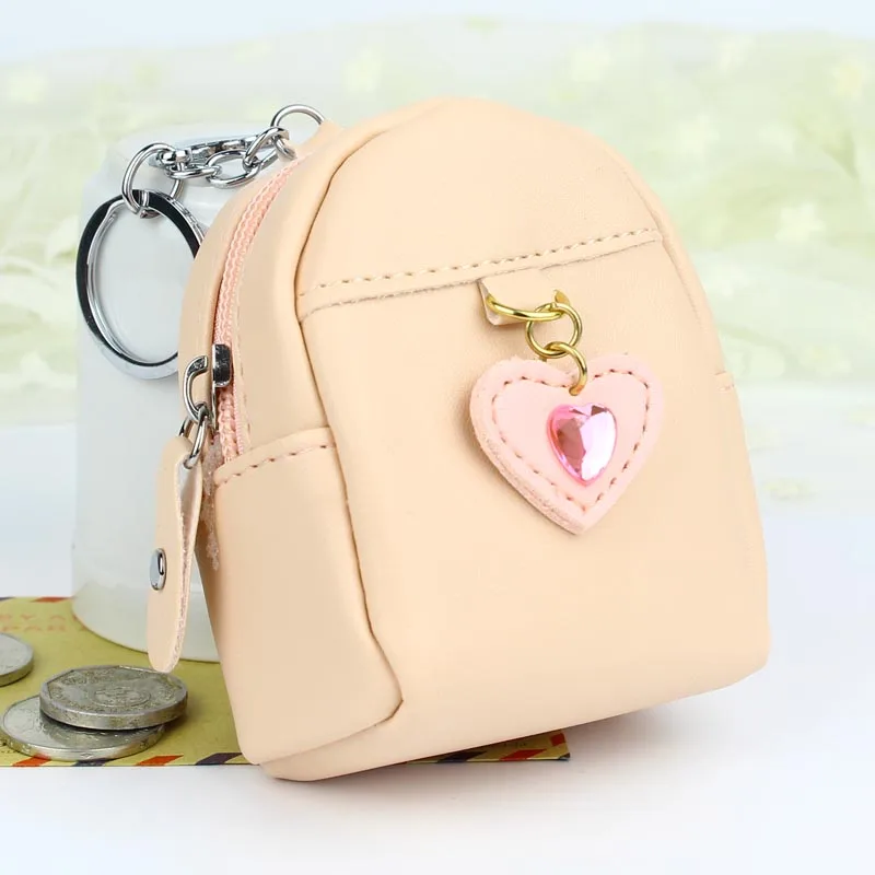 Pink Кошелек для монет на молнии, женские Мини-кошельки, Дамские кошельки, сумочки для девушек, кошелек, сумочка для карт, сумки для ключей, подвеска, сумка, карман, Notecase - Цвет: Pink