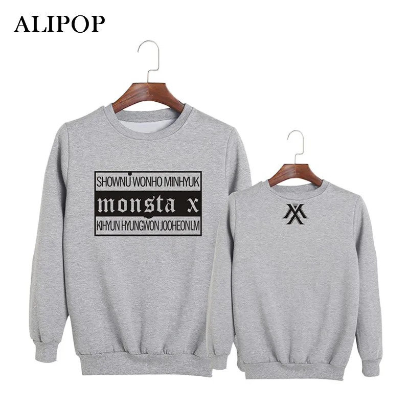 Kpop Korean Fashion Monsta X Japanese Concert Album CLAN PART.2 GUILTY Cotton Hoodies Clothes Pullovers Sweatshirts PT369 | Женская