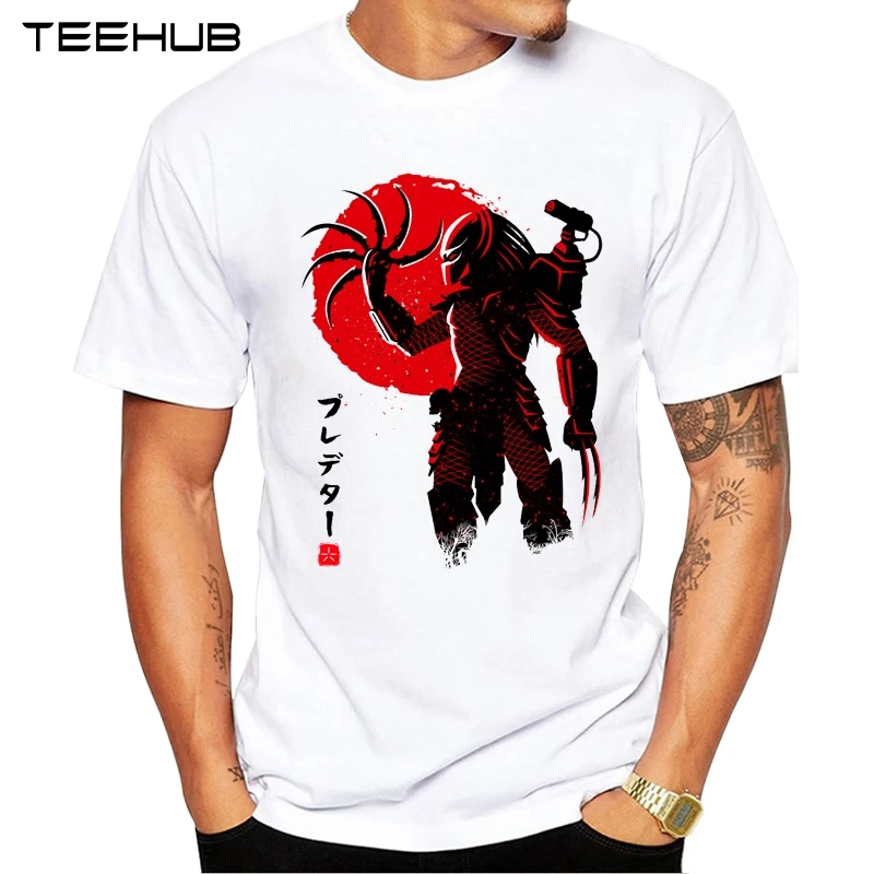 Мужская футболка с коротким рукавом TEEHUB модная принтом Samurai Clash и круглым вырезом