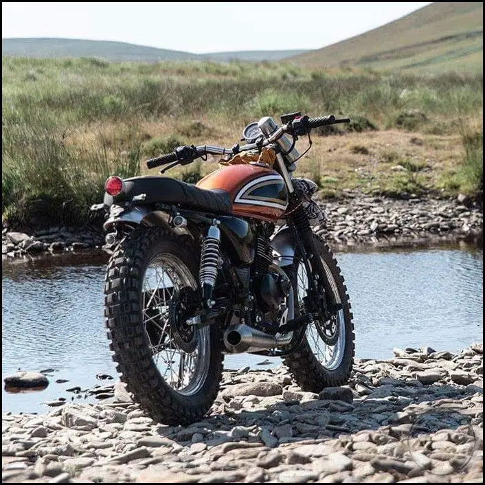 Задний стоп сигнал Cafe задний фонарь хромированная лампа для Suzuki GN125 GN 125 с