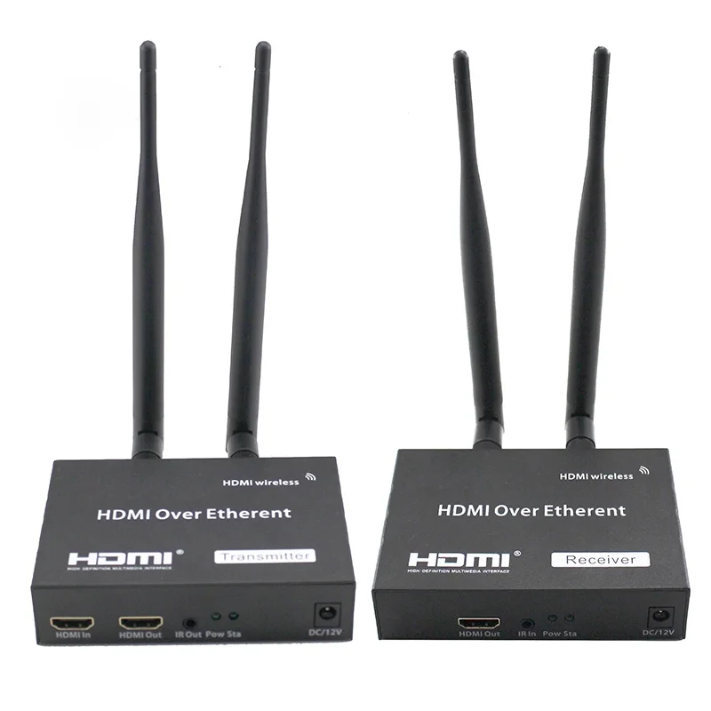 Беспроводной HDMI удлинитель 1080P 2,4G/5G до 100 м 330ft беспроводной HDMI wifi передатчик приемник TCP/IP для PS4 ПК ноутбука HDTV