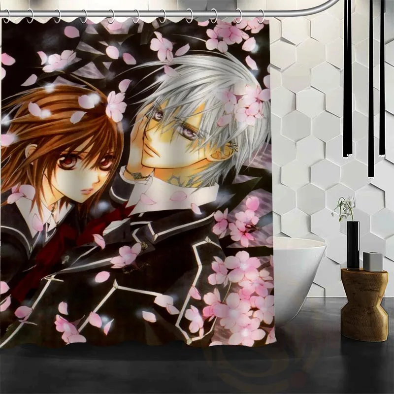 Лучшая Красивая занавеска для душа с японским аниме ванной водонепроницаемая из