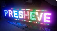 semi outdoor p10 led display 100cm20cm mixed color led screen programmable led advertising board direct selling