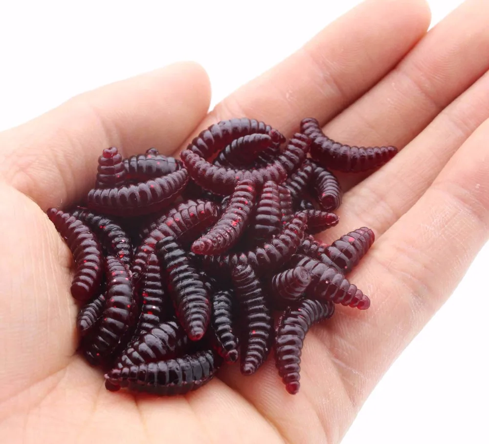 Брендовая Акция! Лидер продаж! 50 шт. 2 см 0 3 г приманка maggot Grub мягкие приманки с