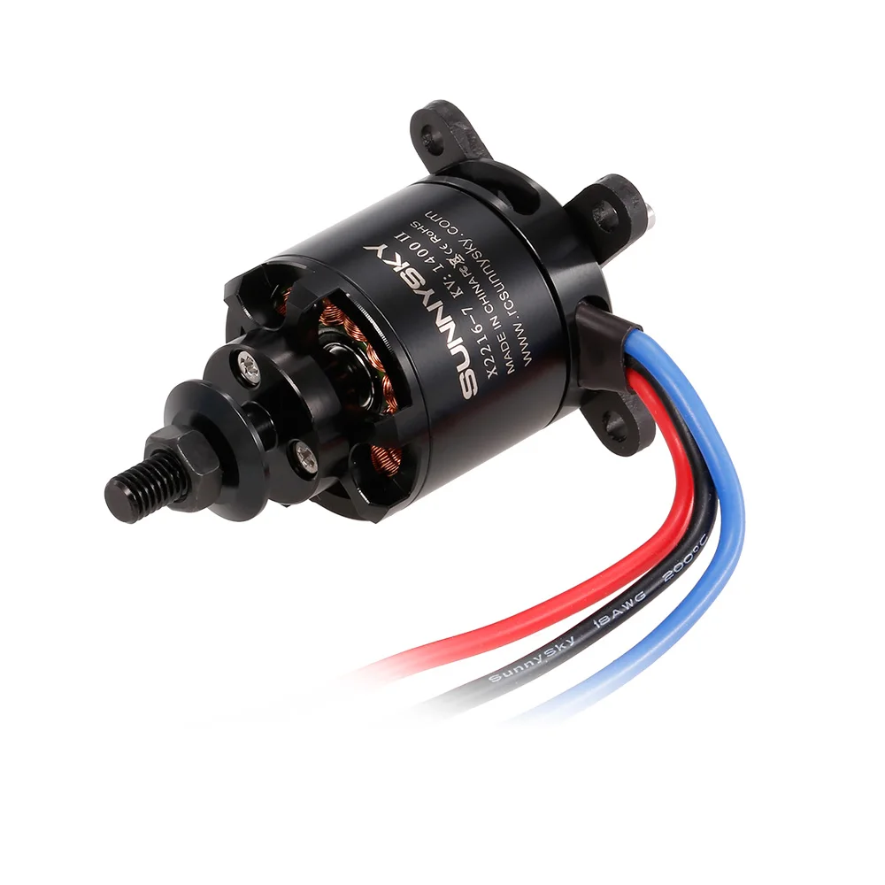 Бесщеточный мотор SUNNYSKY X2216 KV1400 II 2 4S для радиоуправляемого самолета|motor for|brushless