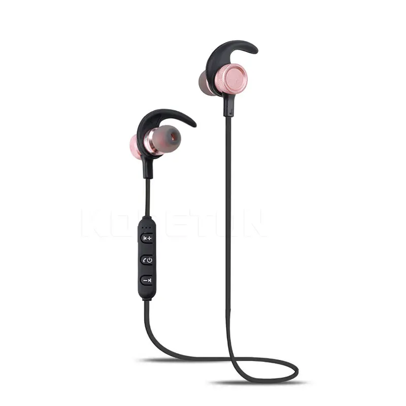 Kebidu тонкие магнитные металлические спортивные модные наушники Bluetooth для бега