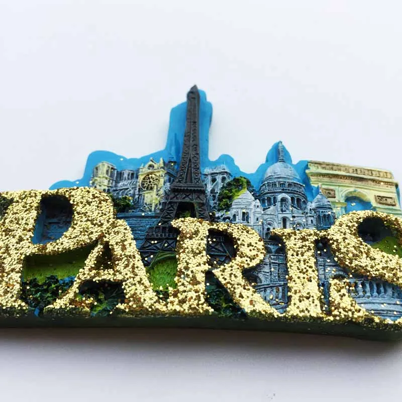 Lychee Франция Париж пейзаж магнитная наклейка на холодильник известный ландшафт