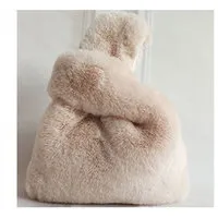 beige Меховая сумка ярких цветов с животным принтом, леопардовая теплая сумка, роскошная брендовая винтажная вечерняя сумочка, клатч, новинка, Прямая поставка - Цвет: beige
