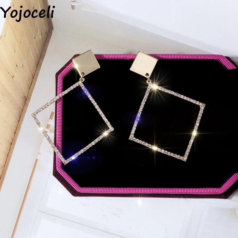 Серьги Yojoceli Bling star Стразы женские ювелирные изделия серьги пляжные вечерние