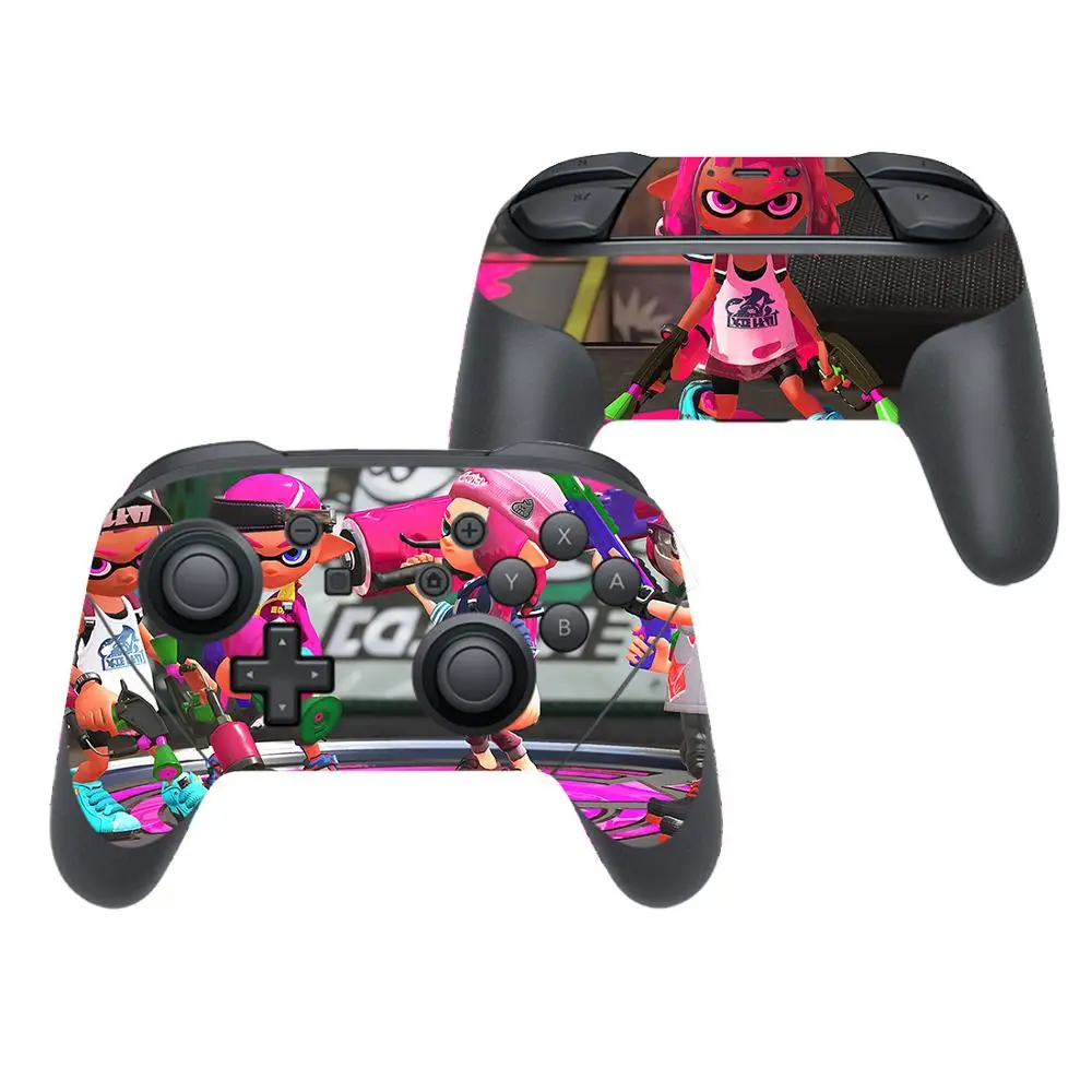 Виниловая наклейка на чехол Splatoon 2 кожу для контроллера Nintendo Switch Pro геймпад
