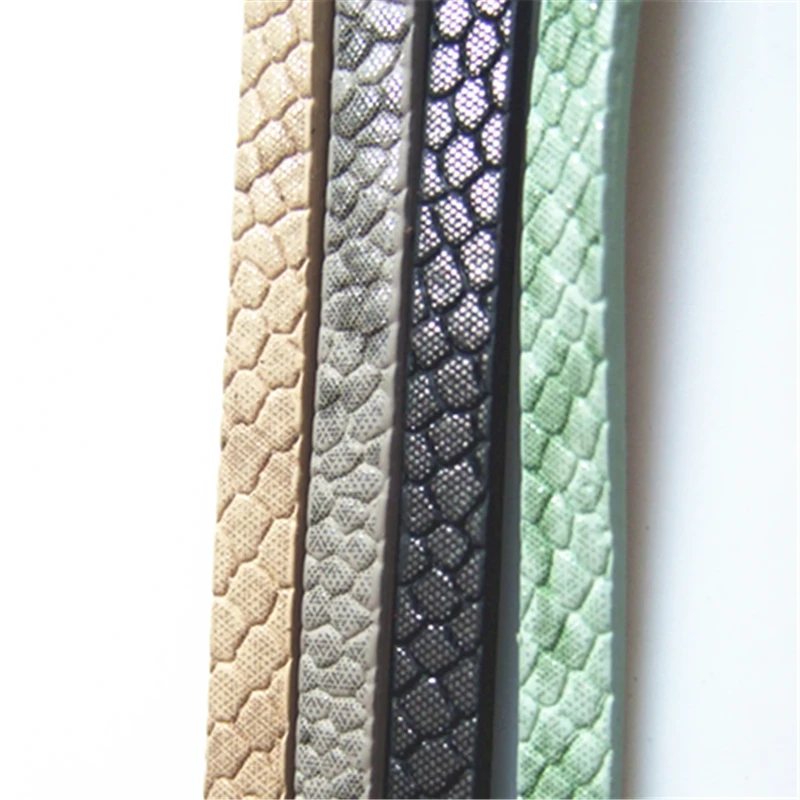 1 метр плоский шнур из искусственной кожи разных цветов для изготовления