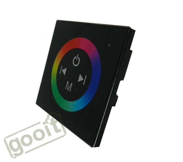 Стеклянная RGB Светодиодная лента сенсорная панель контроллер диммер настенный