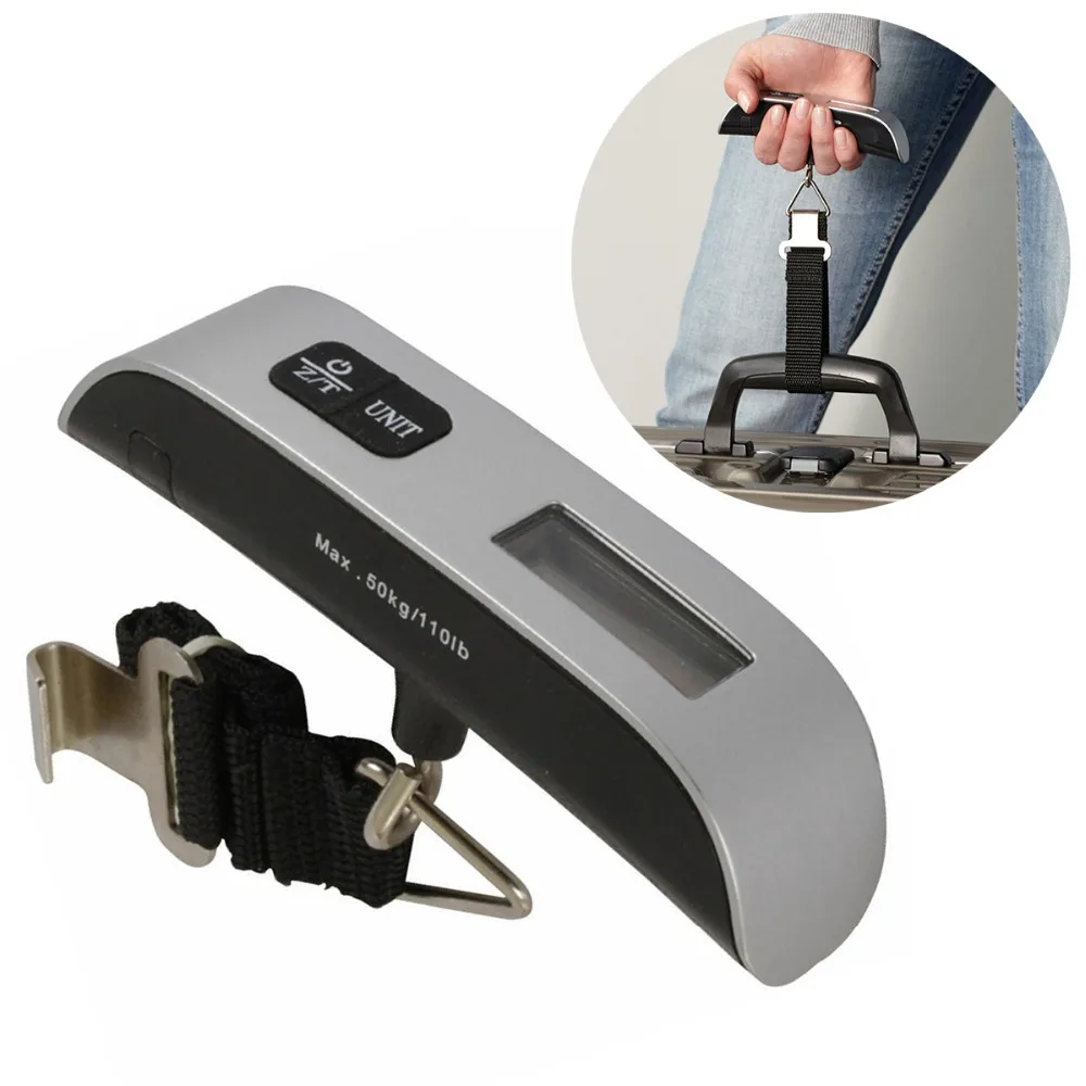 

50kg T Shape high precision sensor Portable Digital Electronic Travel Suitcase Weighing Scales tool LCD digits