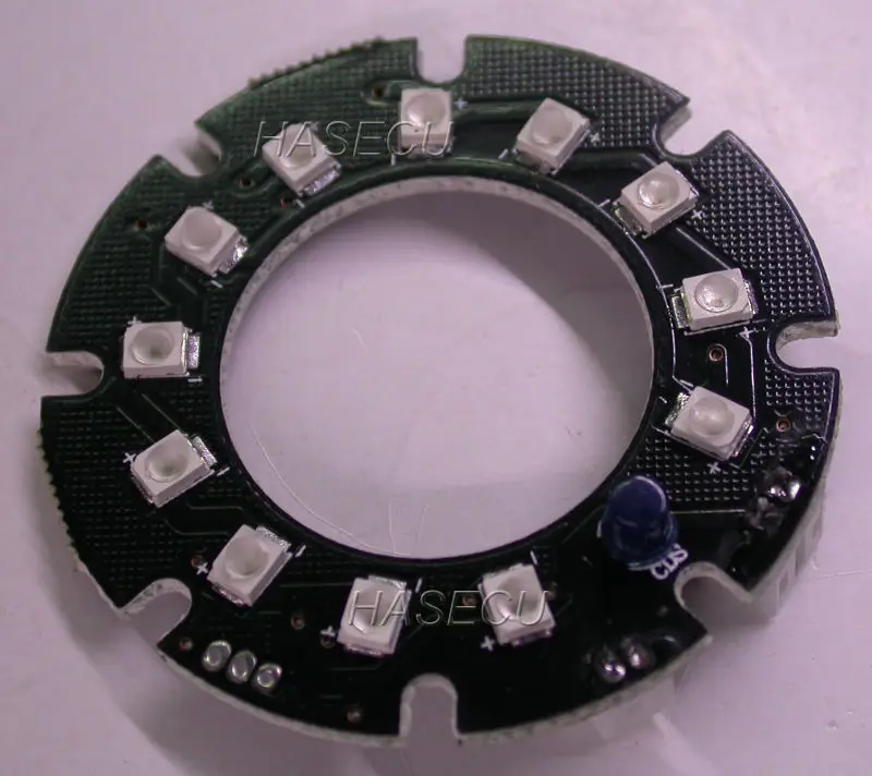 Чистая инфракрасная 12x светодиодный светодиодная плата для камер