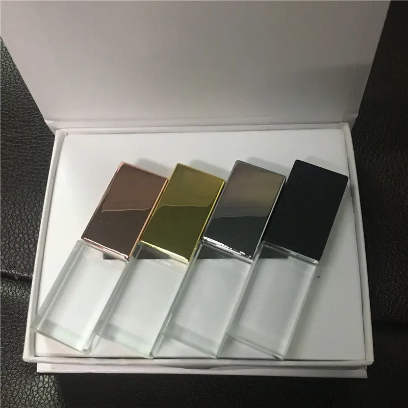 Новый Пользовательский логотип Кристалл Usb 2 0 флэш-накопитель с подарочной