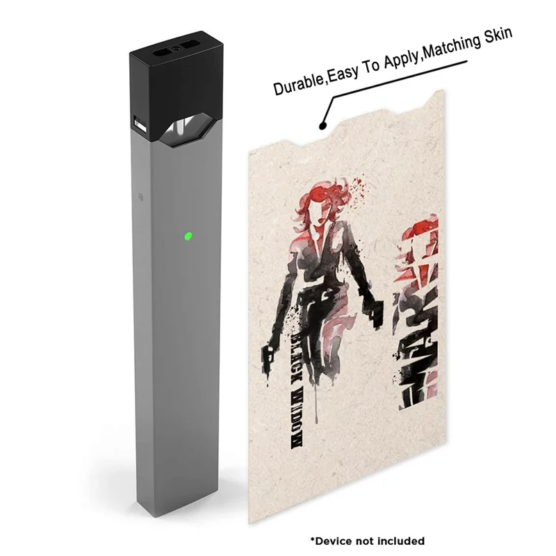 SHIODOKI, 2 упаковки, Juul, наклейка на кожу для Pax JUUL, технология 2.5D, ультратонкая Защитная Наклейка для JUUL, чехлы для обертывания-Hero