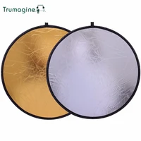 60cm24 2 in 1 portable collapsible diffuser photography reflector round light disc reflector for photo studio camera light r