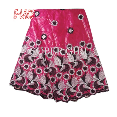 Африканский Базен Riche вышивка кружевной ткани Ткань Высокое качество Getzner для