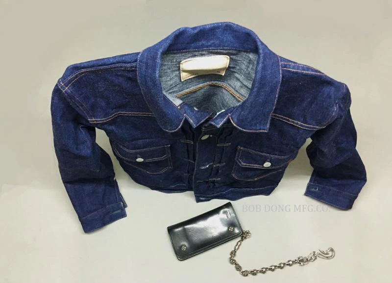 BOB DONG Repro Винтаж 507XX Тип 2 джинсовая куртка водителя грузовика Selvage мужская куртка