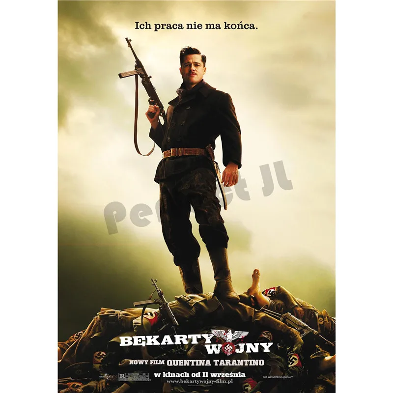 Inglourious Basterds домашняя отделка декоративный плакат с белым покрытием настенная