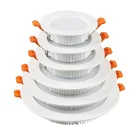 Светодиодный страиваемые светодиодные светильники, круглые светильники направленного света для прожекторов, внутренняя потолочная панель, 220 В переменного тока, 3 Вт, 5 Вт, 7 Вт, 9 Вт, 12 Вт, 15 Вт