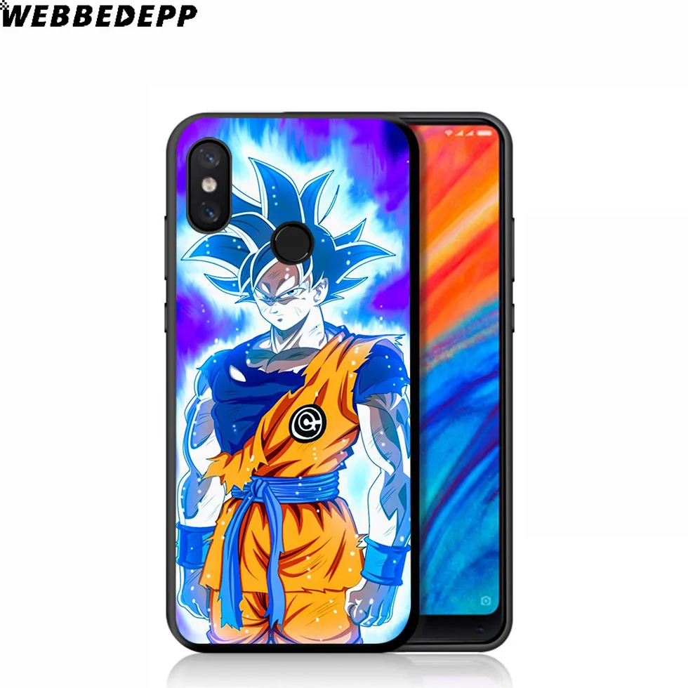 WEBBEDEPP Dragon Ball Z Goku супер мягкий чехол для Xiaomi Mi 9T 9 8 SE 6 A1 A2 A3 Lite MiA1 MiA2 MiA3 F1 MAX 3 Mi8 CC9E CC9 |