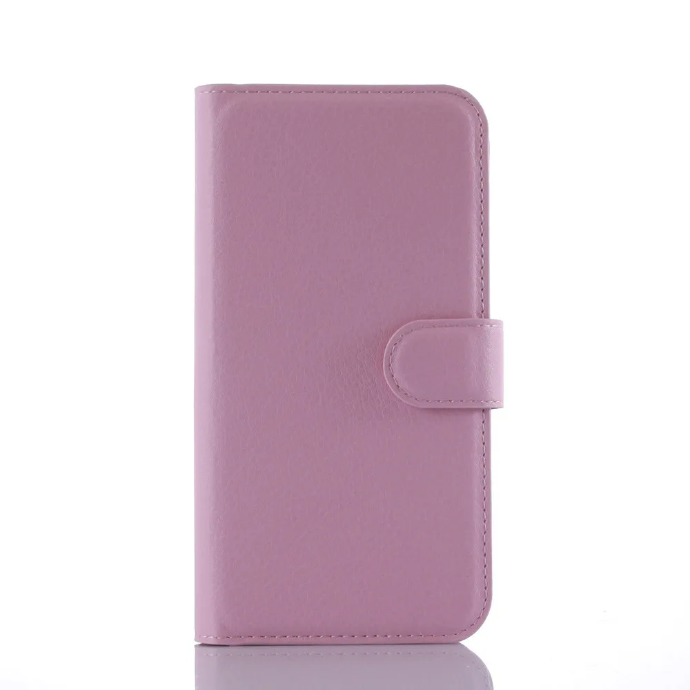 Pink Для BQ 5059 кожаный чехол премиум класса из искусственной кожи с отделениями для карт чехол для телефона задняя крышка для BQ BQ-5059 Strike power - Цвет: Pink