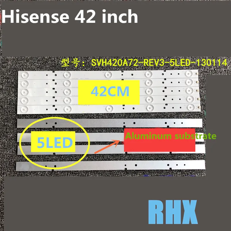 9 шт./лот 42 дюйма подсветка телевизора DEL полоски для Hisense использование