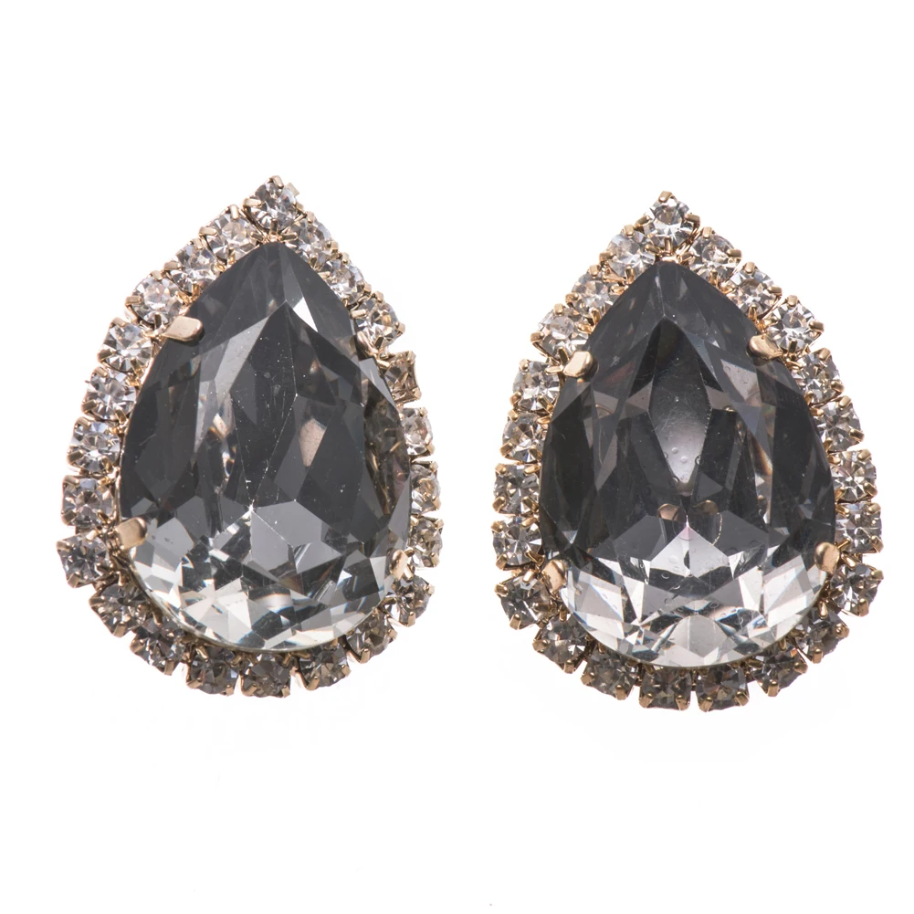 2015 горячая распродажа элегантных женщин серьги потрясающие золота заполнены