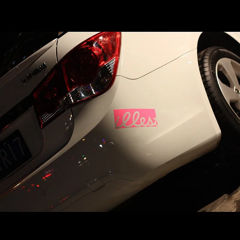 XGS наклейка для автомобиля виниловая высеченная тонкая тюнинг Hellaflush HF стиль