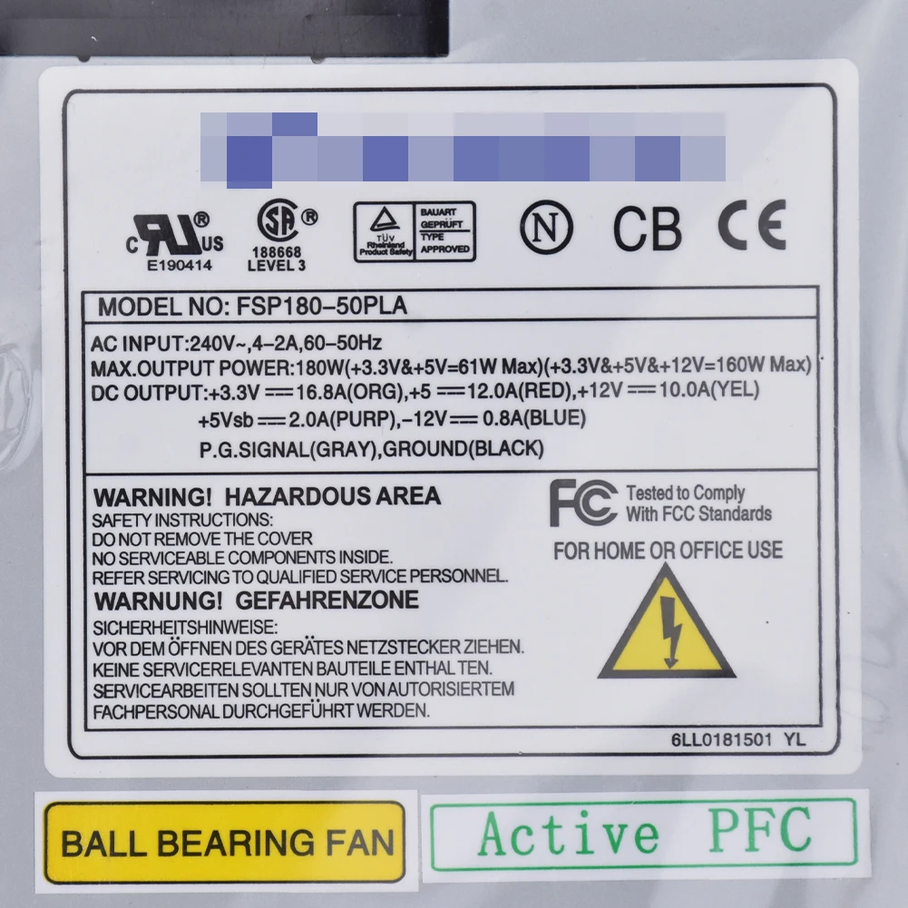 Для 1U сервер источника питания FSP180 50PLA FSP150 50LE GPS 200AB DPS 185GB 180W|Блоки для компьютеров|