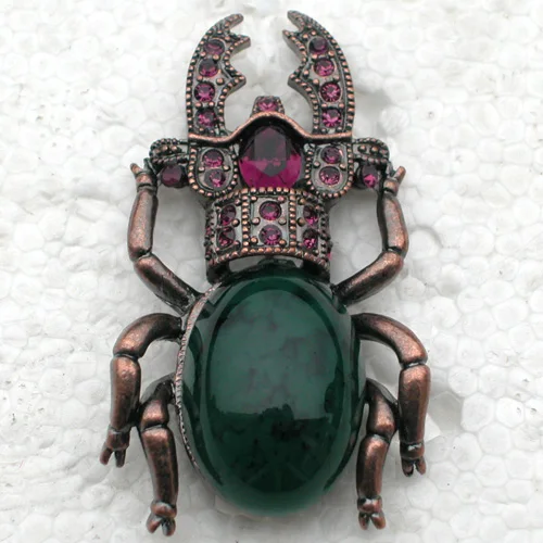 Модные фиолетовые Броши Стразы в форме жука C2013 D3|brooch fashion|fashion broochfashion pins brooches |