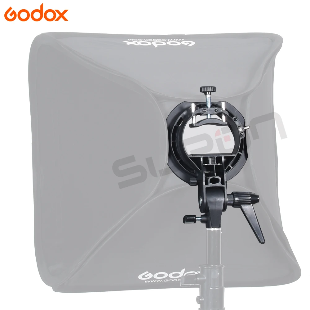 Прочный пластиковый кронштейн Godox S Type Bowens держатель для вспышки Speedlite аксессуары