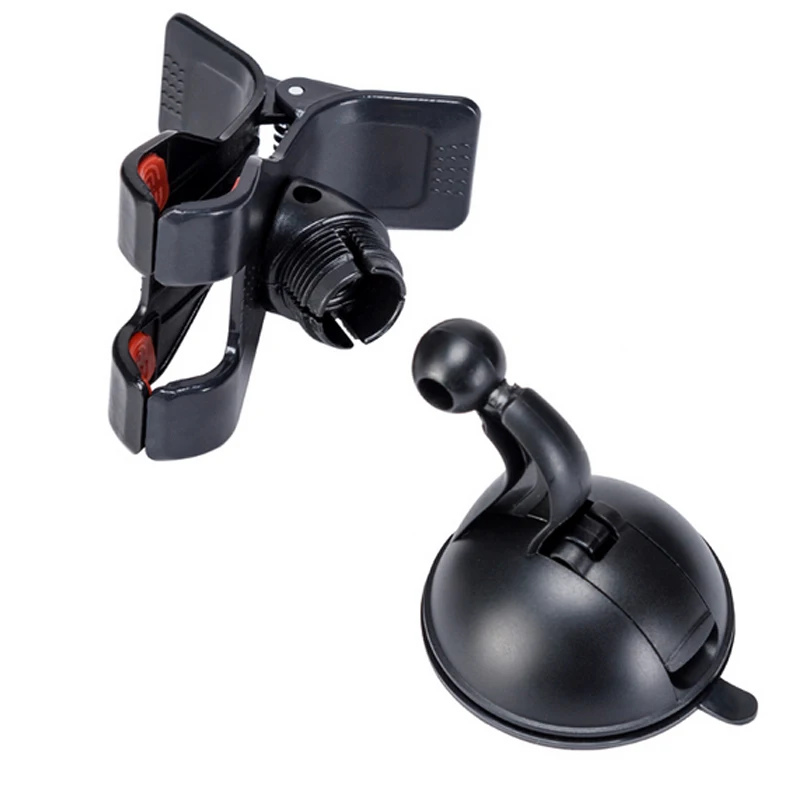 360 гибкий автомобильный держатель для телефона на лобовое стекло с двумя