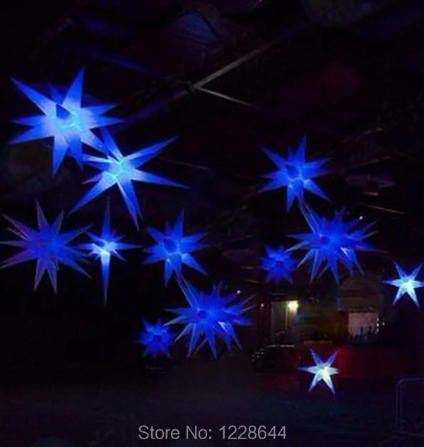 Воздушный шар из ПВХ со светодиодной подсветильник вечерние в форме звезды|supplies