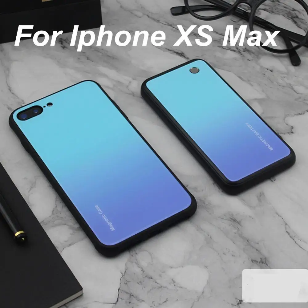 5000 мАч для Iphone X XS XR XS Max батарея зарядное устройство чехол для телефона Smart беспроводной зарядки чехол для портативного зарядного устройства - Цвет: AS Picture