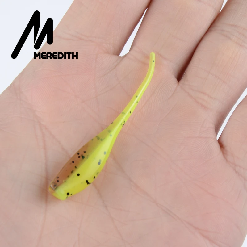 Мередит 5 см 1 г 50 штук рыболовные приманки Stinger Shad мягкие мягкая пластиковая
