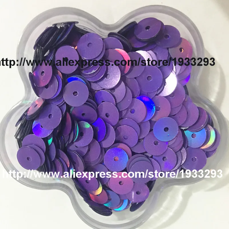 1500pcs/lot 8mm Round Shape Loose sequins Rainbow Color Paillette Sewing Wedding Craft Good Quality Kids DIY Sequins | Дом и сад